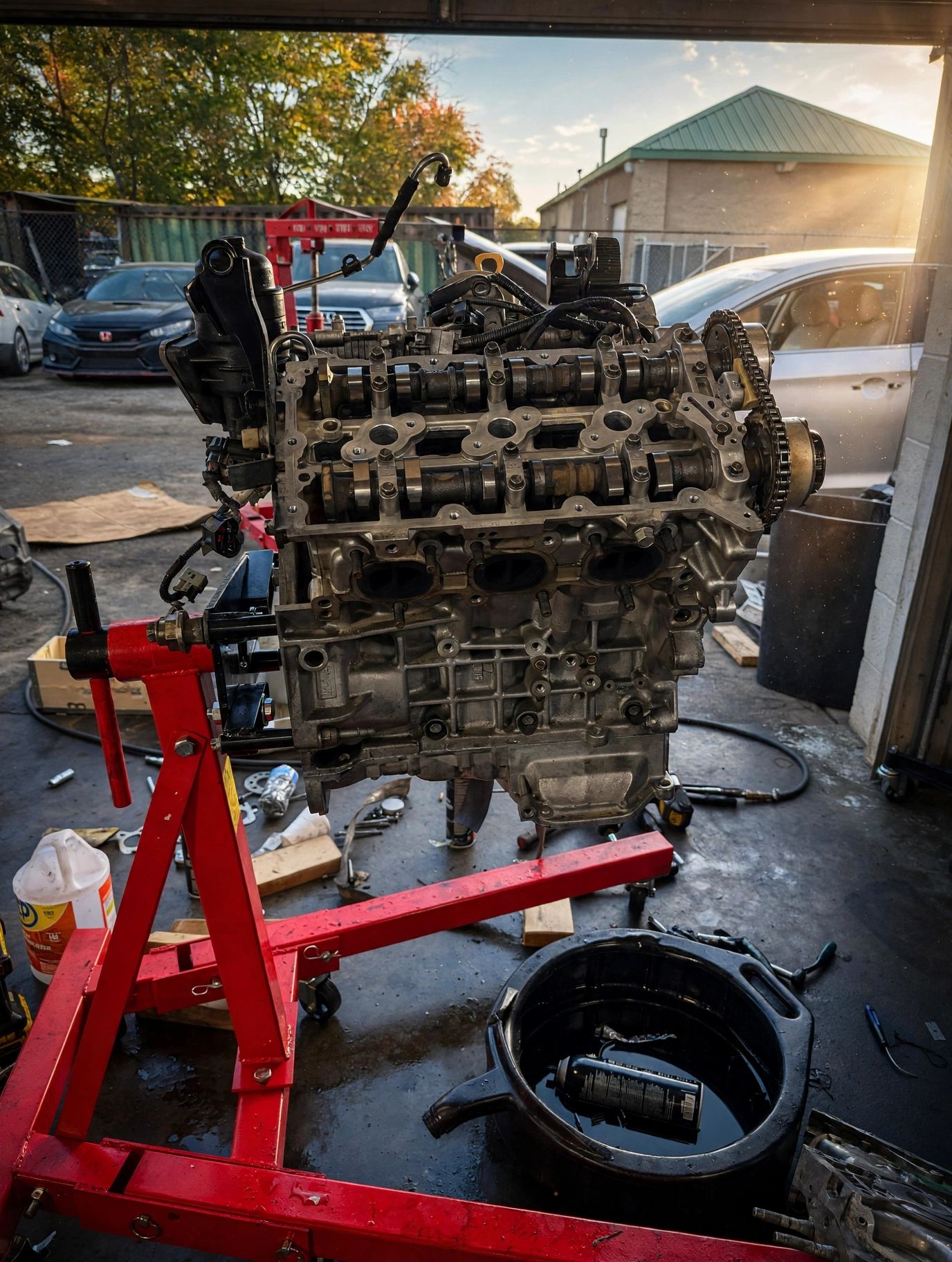 Moteur en reconstruction chez Germantech